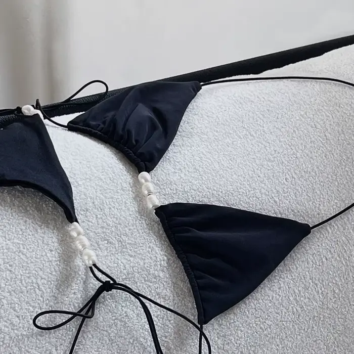 Maillot de bain sexy et brillant pour femmes