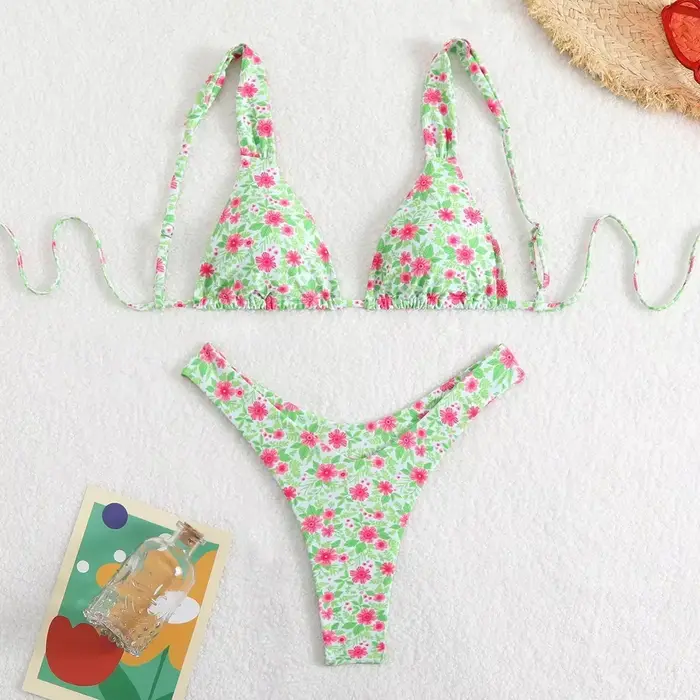 Maillot de bain micro bikini sexy 2026 pour femme, ensemble brésilien deux pièces, tenue de plage